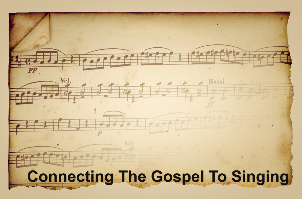 God Lettering In Musical Notes Connecting The Gospel To Singing - Gospel Connections
